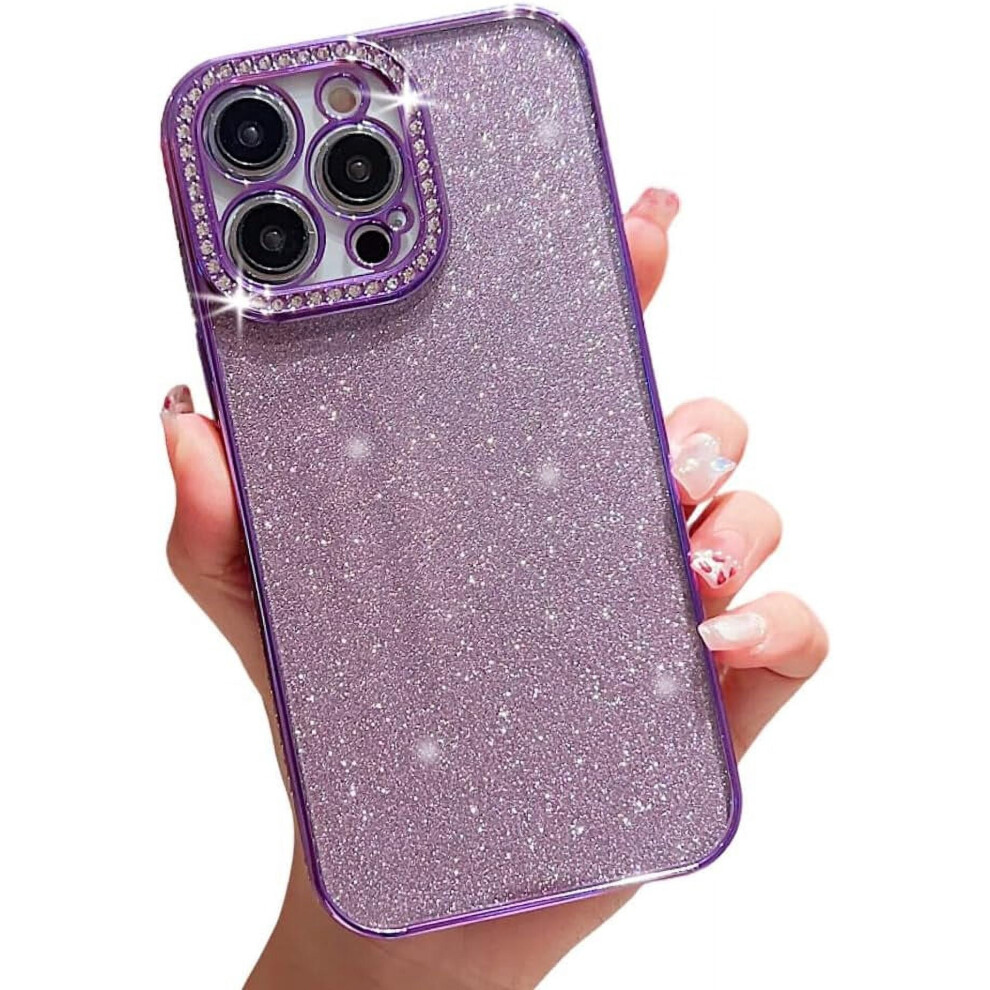 Iphone 11 Case Luxury Crystal Rhinestone Shockproof Purple 9087558876951