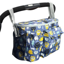 Universal Stroller Organizer with Thermal Cup Holders – Compatible with Uppababy, Nuna, Doona, Bugaboo, Babyzen & Pet Strollers