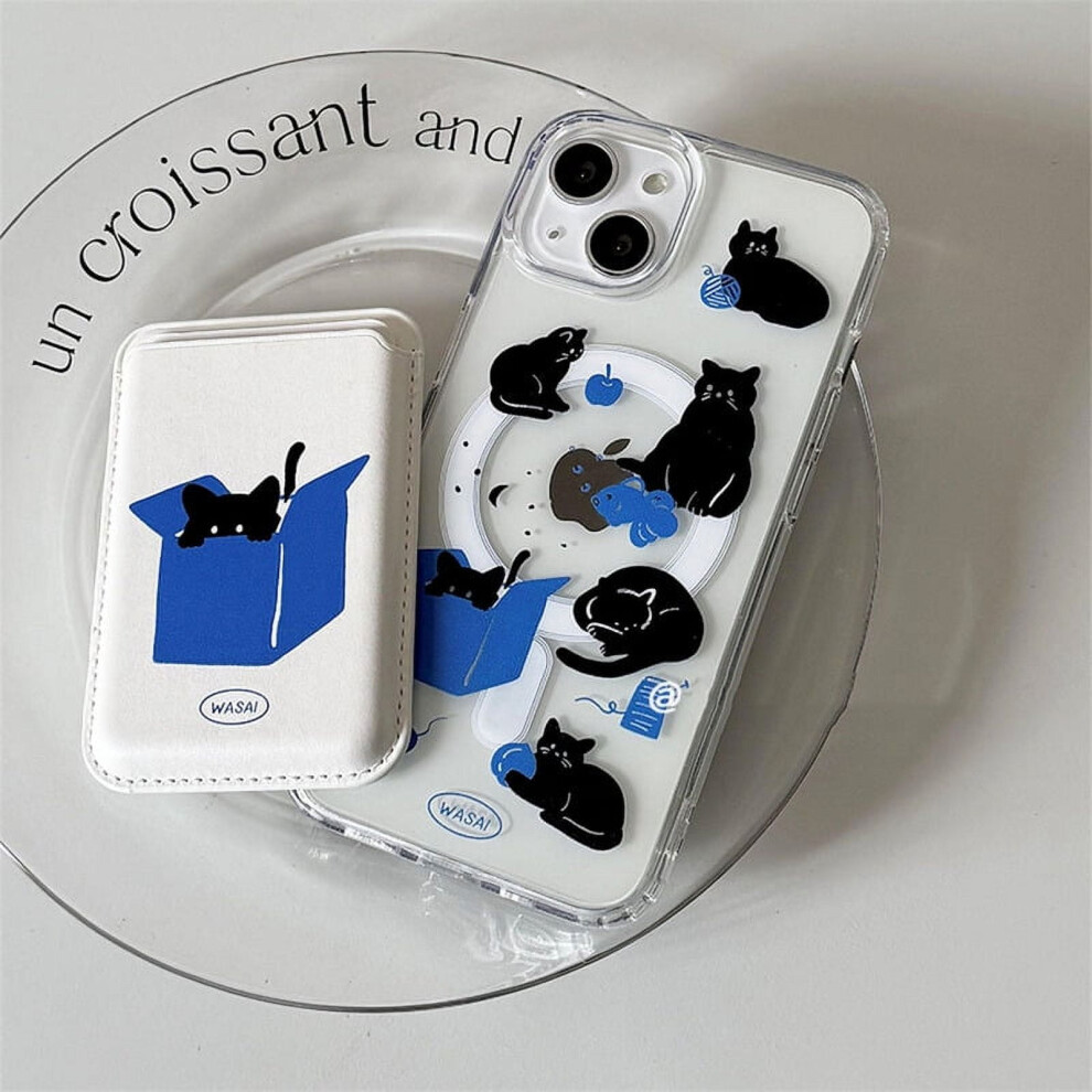 Korea-Style Cute Magsafe Wallet Case For Iphone 15Â11 9087558922436