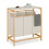 Laundry Rack with 3 Removable Bags, Bamboo Shelf 6