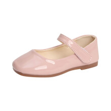 Chaussures de princesse à paillettes pour filles, avec nœud, motif floral, style Mary Jane, ballerines roses pour enfants de 13 à 14 ans.