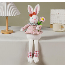Osterhase als Plüschtier – Hochwertiger Plüschhase, mehr als nur ein Spielzeug – Dekorativer Osterbegleiter für Zuhause und Partys, Rosa