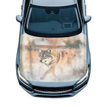 Sneeuwbestendige, rekbare motorkaphoes van Snow Wolf voor sedans