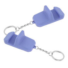 Pretyzoom Handy-Tischständer, blau, PVC, 2er-Pack