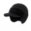 Winter Beanie with Brim and Ear Flaps Black 1
