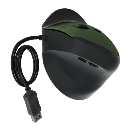 Wired Right Hand Vertical Mouse Ergonomic Gaming Mouse 1600DPI Adjust USB Optical Wrist Healthy Mouse for PC Computer 1