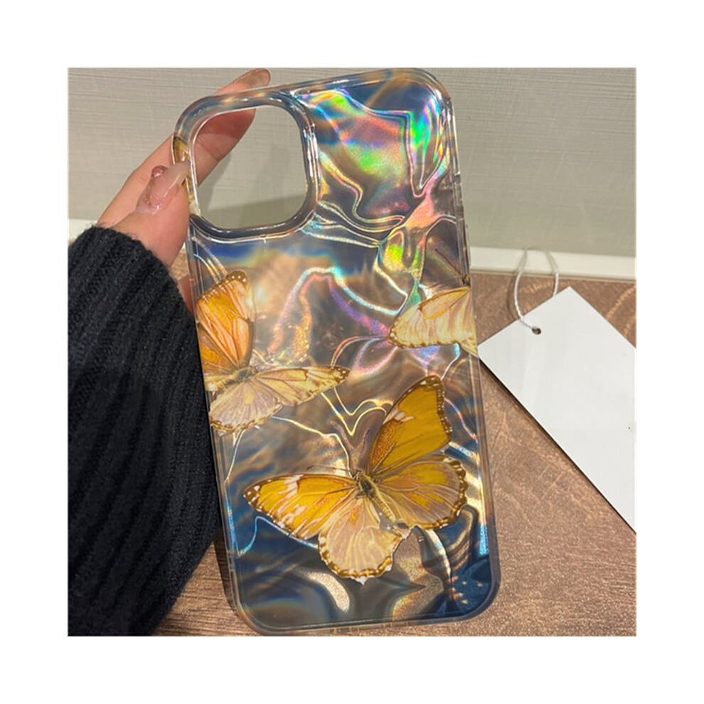 Butterfly Phone Case For Iphone 15/14/13/12/11 Laser Water 9122141689577