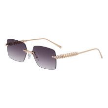 XN-90342 Okulary przeciwsłoneczne damskie – moda europejska i amerykańska, kwadratowe oprawki bez oprawek, metalowe zauszniki, okulary