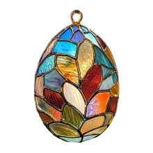 Décoration de Pâques amusante en acrylique à suspendre, autocollant mignon pour fenêtre, à glisser dans un panier et à décorer pour le