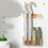Wall Mounted Umbrella Stand Holder - Space Saving, Amber 1