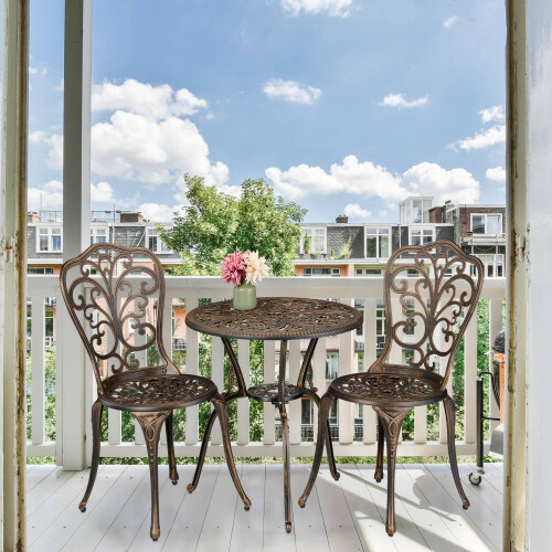 3-teiliges Garten-Bistro-Set im Antik-Design 1