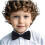 Bow Ties Solid Color Adjustable Bow Tie Collection for Kids and Boys Black Free Size 4