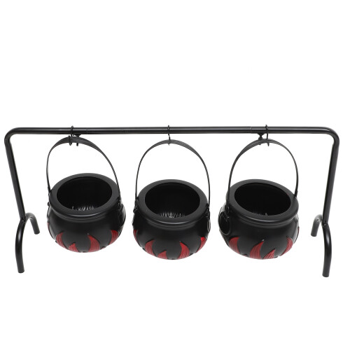 1 Set Portable Candy Basket Black Plastic For  Party