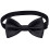 Bow Ties Solid Color Adjustable Bow Tie Collection for Kids and Boys Black Free Size 6