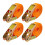Skrallestropper sett, 4-pakning, polyester, lastsikring 8