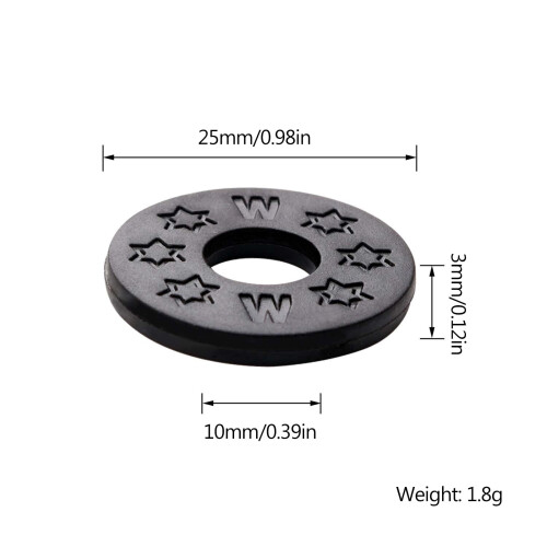 Rubber Guitar Strap Locks 10 pcs 2