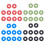 Rubber Guitar Strap Blocks 10 Pcs 5