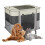 Parc portable pour chats et chiens, usage intérieur/extérieur 8