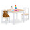 Set tavolo e sedie per bambini - Mobili da interno in legno da 3 pezzi 2