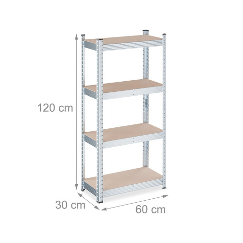 Étagère en métal galvanisé robuste, réglable 1