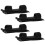 16Pcs Adjustable Nylon Universal Eating Cuff Strap Black Disabled Aid 3