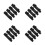 16Pcs Adjustable Nylon Universal Eating Cuff Strap Black Disabled Aid 6
