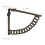 Staffe per mensole in ghisa antica, design a catena, set da 2 3