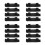 16Pcs Adjustable Nylon Universal Eating Cuff Strap Black Disabled Aid 7