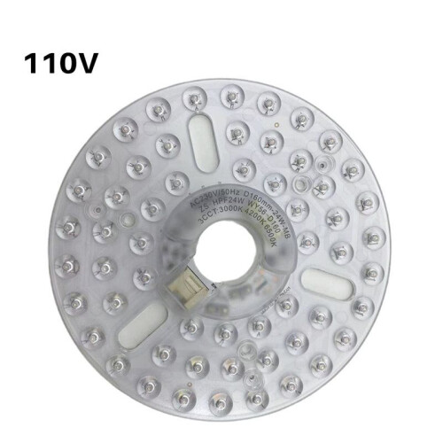 6.2in Ceiling Fan Light Retrofit Kit 110/220V Ceiling Fan Light Replacement Panel Pendant Light Round Panel 110V 1