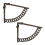 Staffe per mensole in ghisa antica, design a catena, set da 2 6