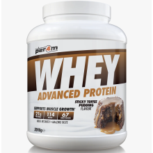 PER4M Advanced Whey Protein Powder 2kg Sticky Toffee Pudding