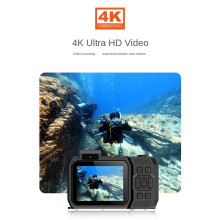 Wasserdichte Kamera D50 Dual Screen Selfie Outdoor Sports HD Tauchen Unterwasser IP68 10 Meter Wasserdicht zum Schwimmen,A