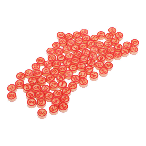 Number Board Game Pieces Plastic 1-90 Interactive Numbers for Party Entertainment 1