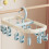 Étendoir à linge pliable et multifonctionnel avec pinces 2