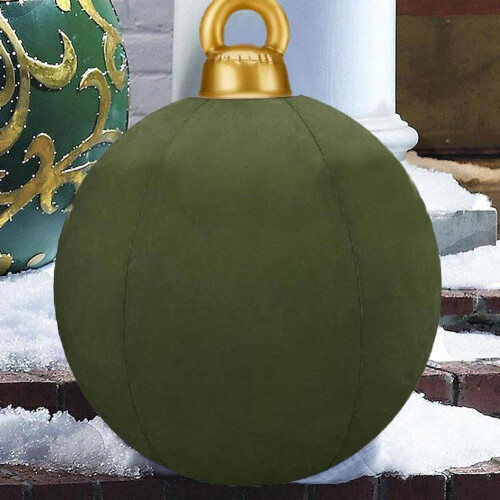 Φουσκωτές Χριστουγεννιάτικες Μπάλες Pekkaxy18"/24" από Βελούδο, Ανθεκτικές στο 1