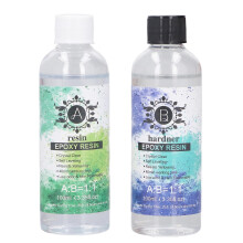 Fast Curing Epoxy Resin With Easy Mix1: 1Ratio, UV Resistant Hardens Crystal Clear Suitable For Jewelry Making Wood Finishing And Table Top Coating