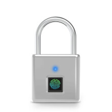Tragbares Fingerabdruck-Vorhängeschloss mit USB-Ladefunktion, Schnellentriegelung, Diebstahlschutz, intelligentes Vorhängeschloss aus Zinklegierung