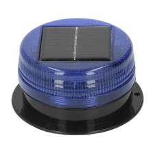 Luce lampeggiante di sicurezza ricaricabile senza fili, luce stroboscopica solare di avvertimento, resistente alle intemperie, alimentata a energia