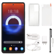 Dual-SIM Android-smartphone met vingerafdrukscanner en dubbel camerasysteem, krachtige Snapdragon-chipset, AMOLED-display, lange batterijduur en