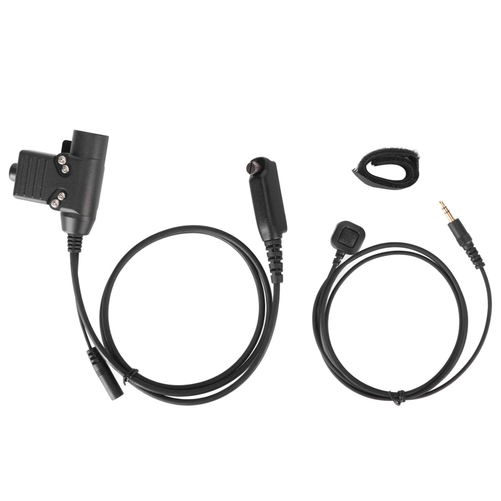 Push To Talk Cable With Metal Clip For Sepura Stp8038radios, Trusted Usa Brand High Strength Precise Connector Professional Acoustic Tube Module 9551475276632