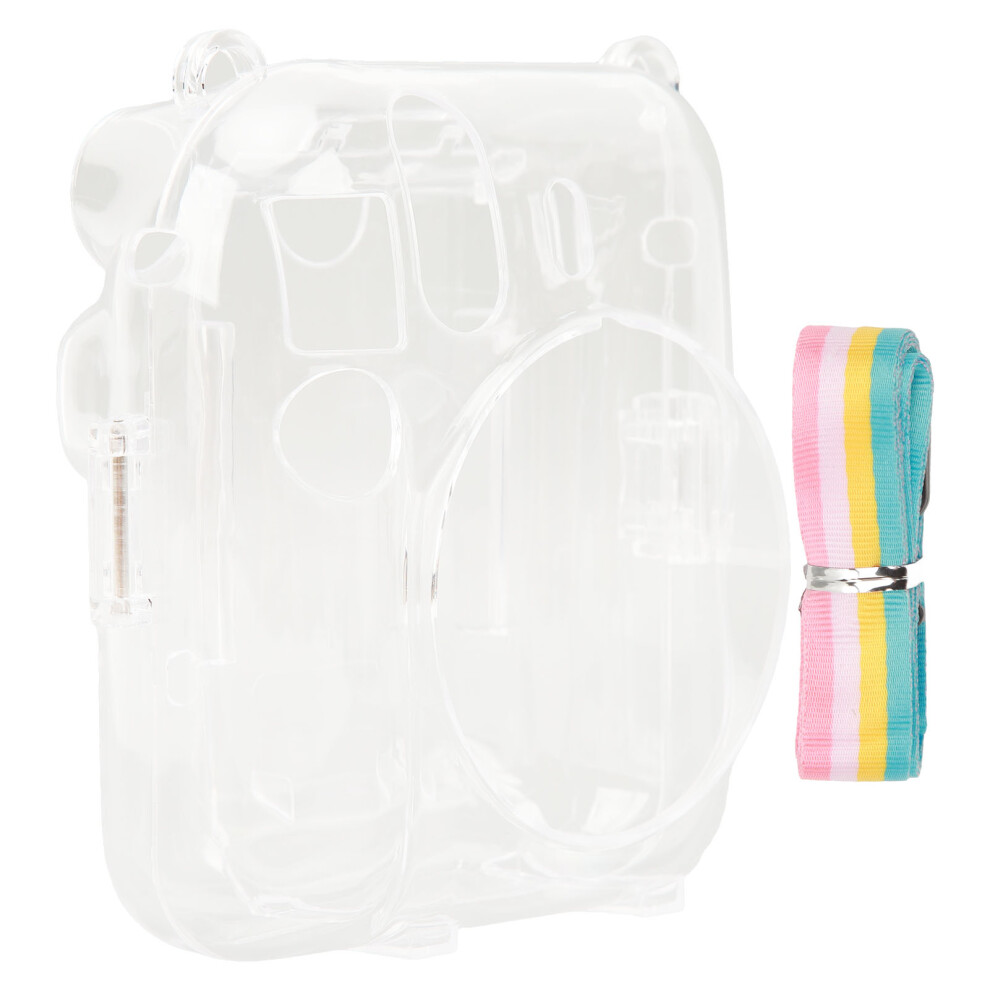 Hard Crystal Case For Fujifilm Instax Mini12clear Protective Cover Hollow Design Compatible With Precise Mold Openings Photo Storage Pocket Easy To 9191629232673