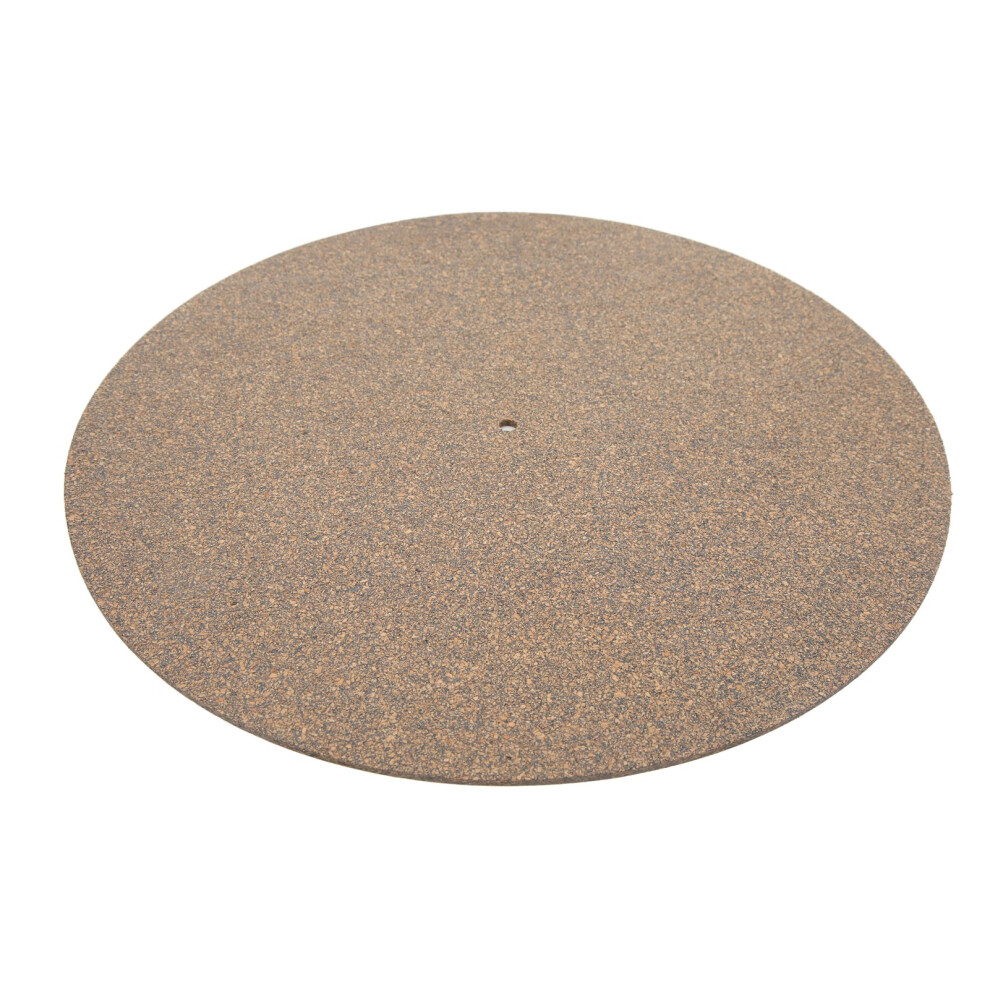 Turntable Cork Platter Mat Dampening Resonances Reduces Vibrations Anti Static Resonance Suppression Improves Sound Quality Fits All Phonograph 9551475287904