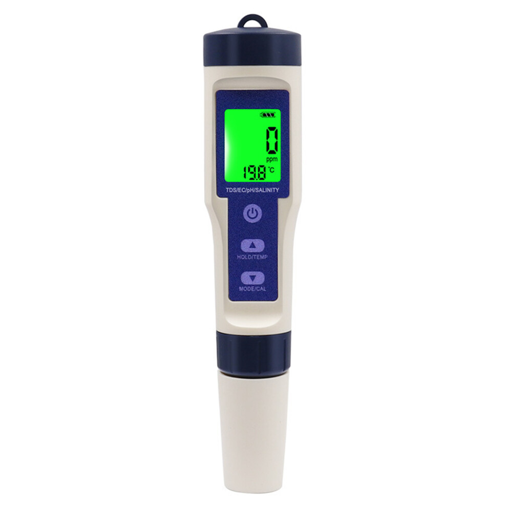 Ec Meter And Digital Salinity Tester For Water Quality Ph Tds Temperature Measurement Versatile Tool With Auto Temp Compensation And Easy Calibration 9191629233410