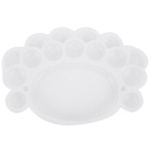 Lightweight Portable Paint Palette Tray For Acrylic Oil Watercolor Paints, Hygienic And Convenient Disposable Color Palette With Grid Design Durable