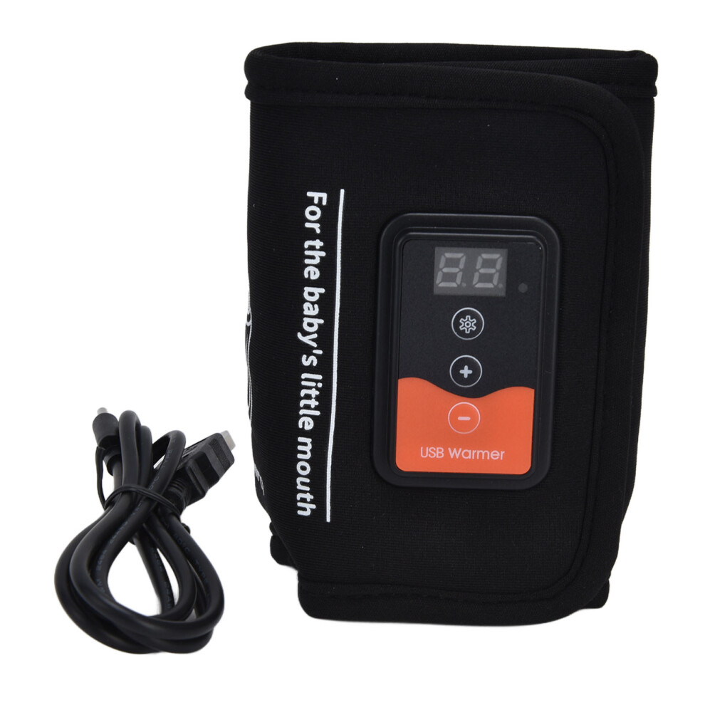 Rapid Heating Accurate Temperature Control Baby Bottle Warmer LCD Display USB Powered Portable Design Safe and Odorless Constant Temperature Heating