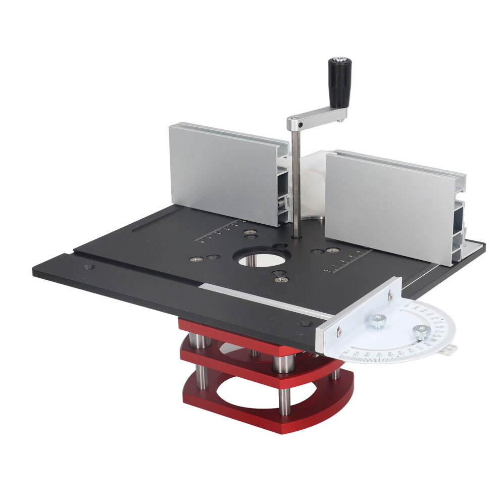 Adjustable Router Lift System Woodworking Tool Lifting Base For Trimming Chamfering Engraving Projects Durable Aluminum Alloy Structure Manual Height 9551475288048