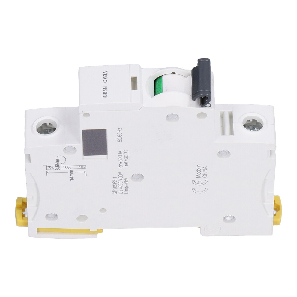 Breaker Mcb Industrial Circuit Protection Flame Retardant Nylon Ic65n1p Compact Modular Design For Office Building Electrical Systems 9551475287591