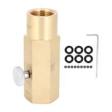 CGA320-zu-TR21-4-CO2-Adapter-Anschlussset, hochwertiges Messingmaterial, einfach zu installierendes, wiederverwendbares CO2-Aufblasventil, gute