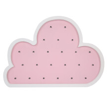 Intelligent LED Wall Lamp Cloud Nursery Decor With Cute Cloud Shape And Battery Operated Cloud LED Lights In Durable Wooden Frame