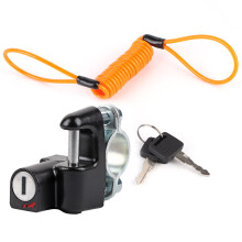 Spring Coil Cable For Motorcycles Disc Lock Reminder With Antitheft Protection High Elasticity And Waterproof Properties Visual Reminder System Multi
